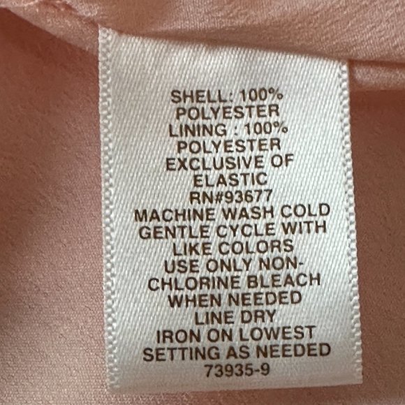 NWT RYEGRASS Women's Dress Peach Floral Sleeveless High Neck Smocked Waist SZ M - Picture 14 of 14